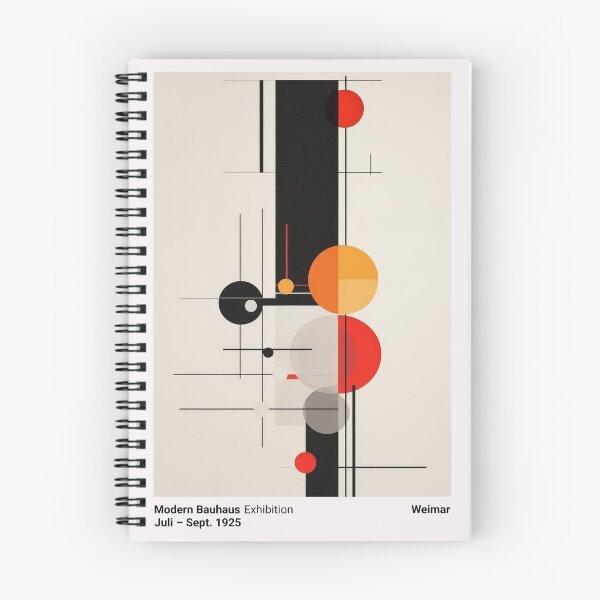 Item preview, Naranja Bauhaus - colores amarillos - exposición moderna designed and sold by Sara_Design.