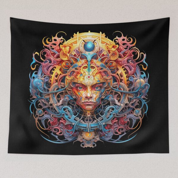 Item preview, Psychedelic DMT Art Trippy Machine designed and sold by Trippinink-.