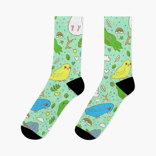 Item preview, Lineolated Parakeet Pattern designed and sold by casserolestan.