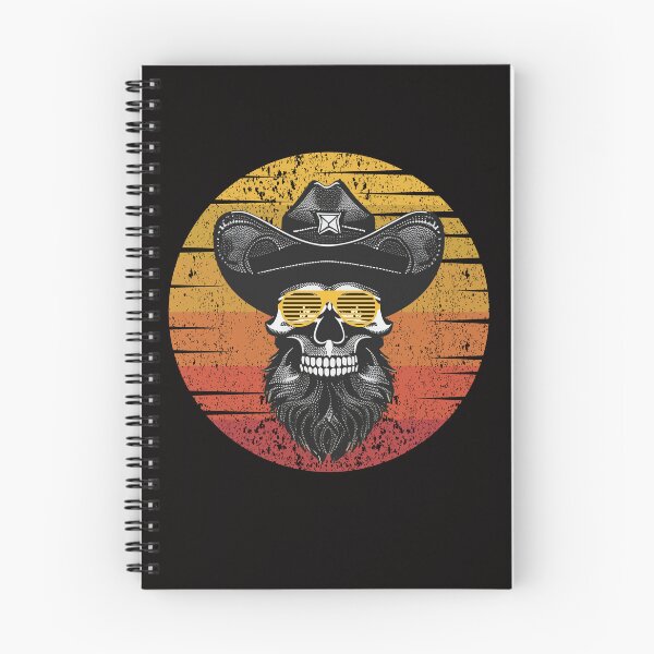 Item preview, western sheriff skull designed and sold by MacLis.