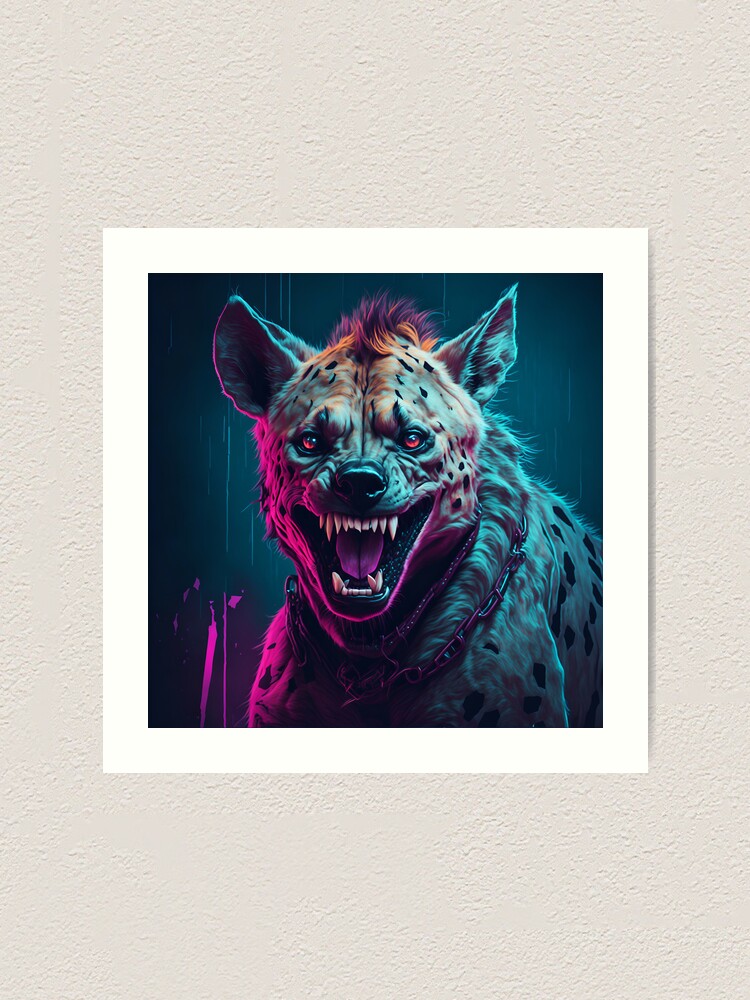 Fierce Hyena Art
