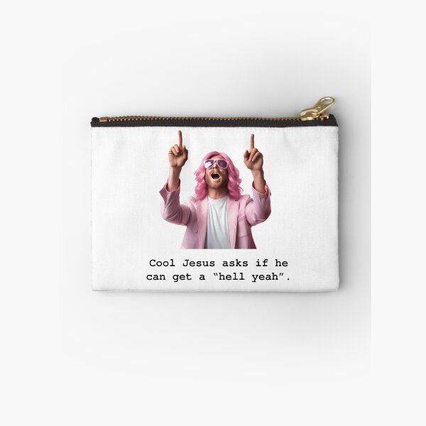 Item preview, Cool Jesus asks if he can get a "hell yeah". designed and sold by TheOddBotShop.