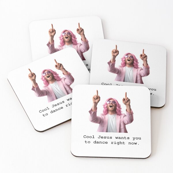Item preview, Cool Jesus wants you to dance right now. designed and sold by TheOddBotShop.