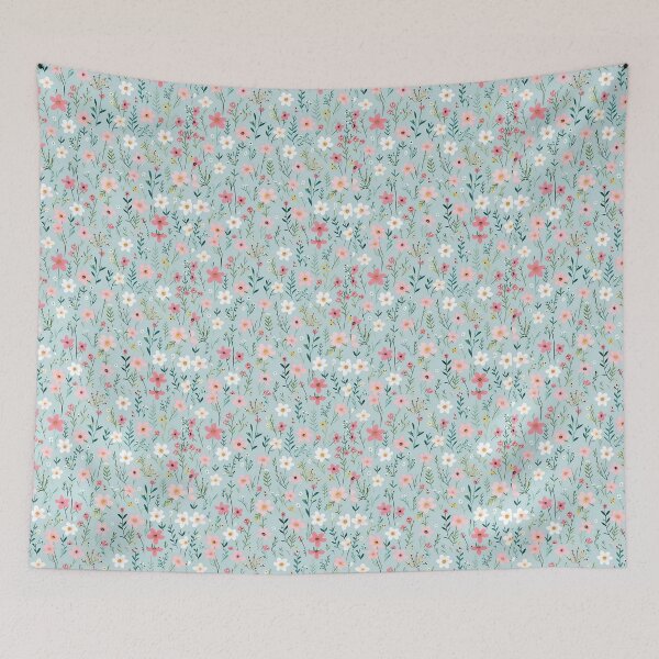 Item preview, Flower pattern in pastel colors and style designed and sold by grebie.