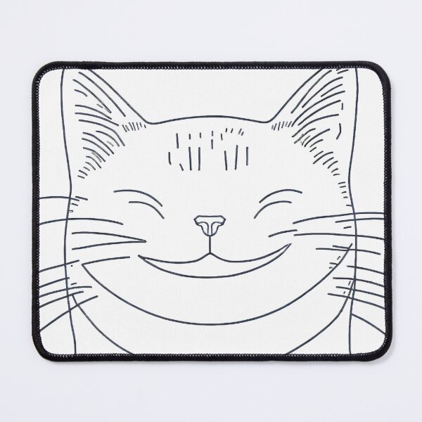 Item preview, Cat smile line art designed and sold by Digitalcipart.