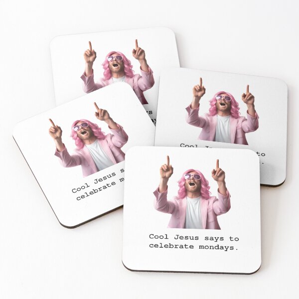 Item preview, Cool Jesus says to celebrate mondays. designed and sold by TheOddBotShop.