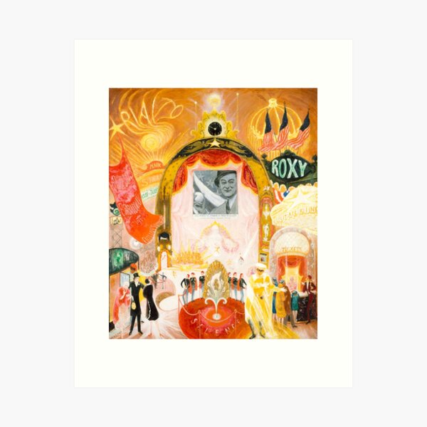 Artikel-Vorschau von Die Kathedralen des Broadways von Florine Stettheimer, 1929, designt und verkauft von Vintage Wall Art.