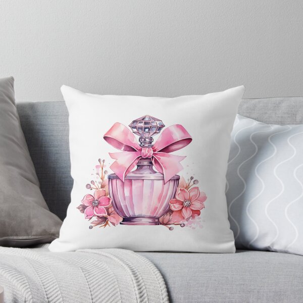 Item preview, Chic beautiful pink watercolor perfume Bottle  designed and sold by Mikkway.