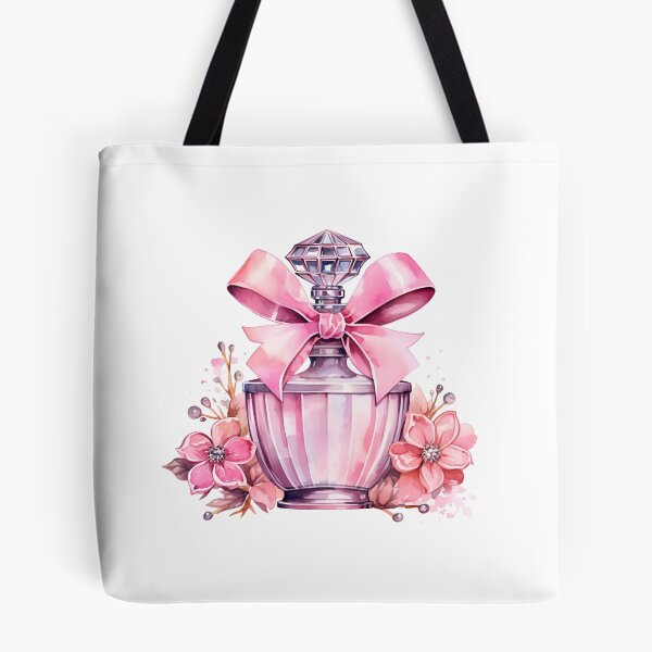 Item preview, Chic beautiful pink watercolor perfume Bottle  designed and sold by Mikkway.