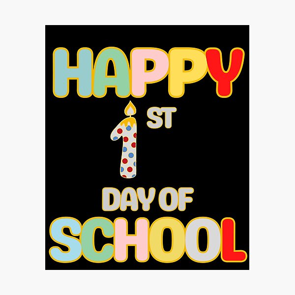Item preview, Happy First Day Of School designed and sold by DigitalMaestro.