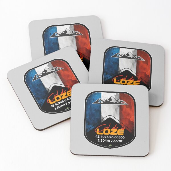 Item preview, Col de la Loze French Alpes France Cycling Sticker T-Shirt 01 designed and sold by OuterShellUK.