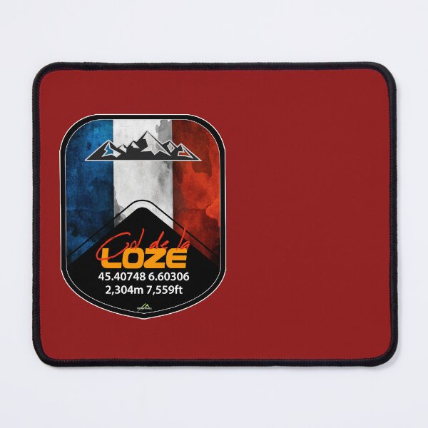 Item preview, Col de la Loze French Alpes France Cycling Sticker T-Shirt 01 designed and sold by OuterShellUK.