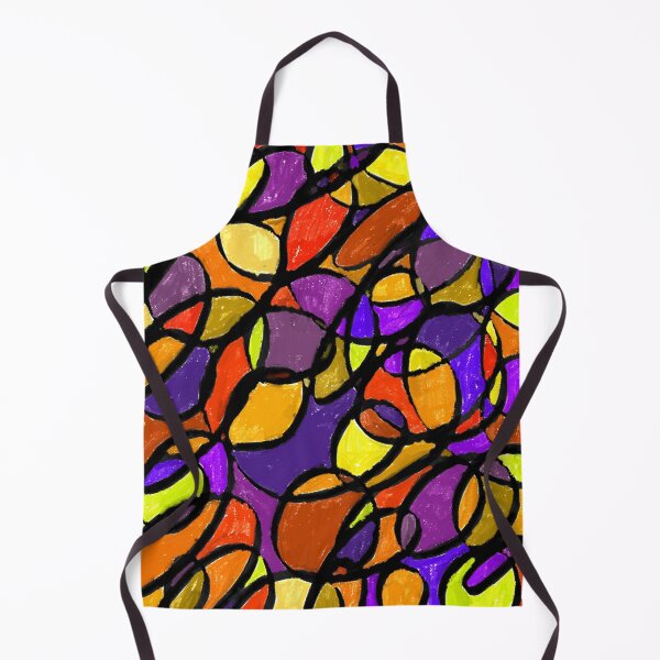 Item preview, Impressionism Inspired Stained Glass Abstract Geometric Colorful Pastels designed and sold by hopecope.