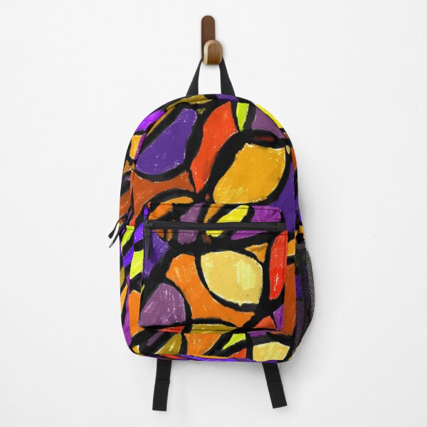Item preview, Impressionism Inspired Stained Glass Abstract Geometric Colorful Pastels designed and sold by hopecope.