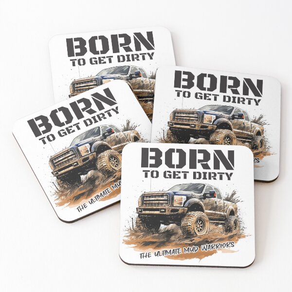 Item preview, Born to get dirty - The ultimate mud warriors designed and sold by Concept-Hub.