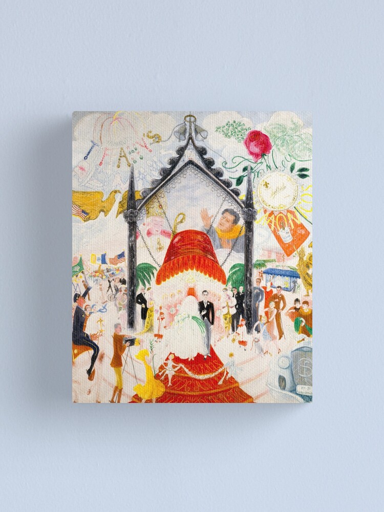 The Cathedrals of Fifth Avenue by Florine Stettheimer, 1931 Canvas Print  for Sale by vintage wall art