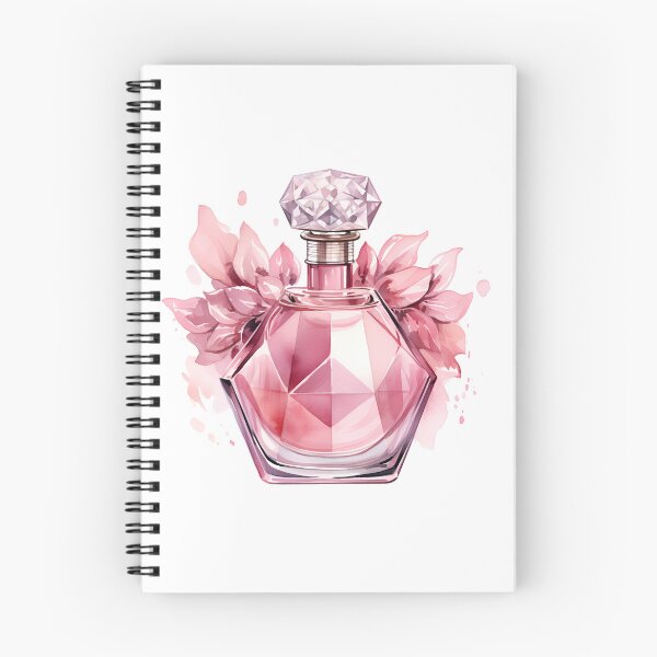 Item preview, Chic beautiful pink watercolor perfume Bottle  designed and sold by Mikkway.