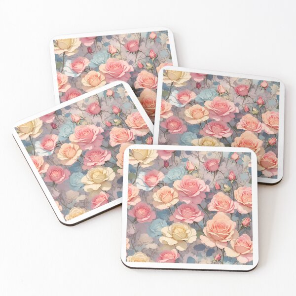 Item preview, Postal Watercolor Rose Floral Pattern 2 designed and sold by Rae-SunshineArt.