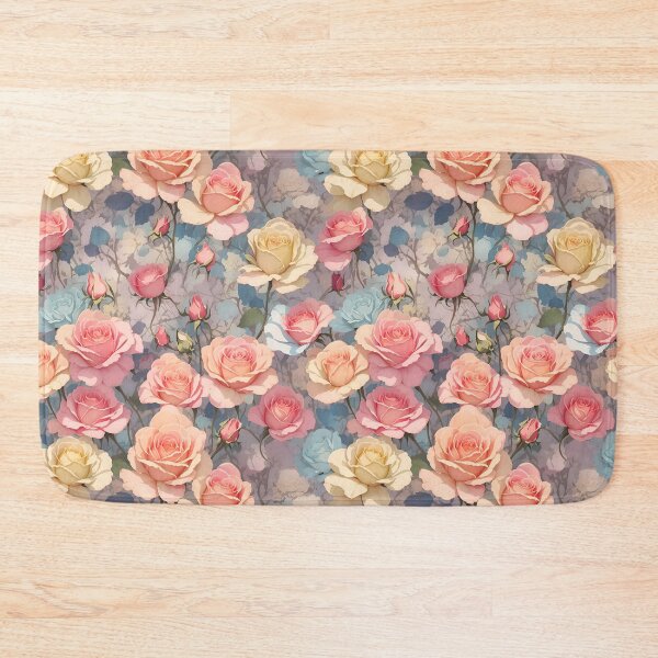 Item preview, Postal Watercolor Rose Floral Pattern 2 designed and sold by Rae-SunshineArt.