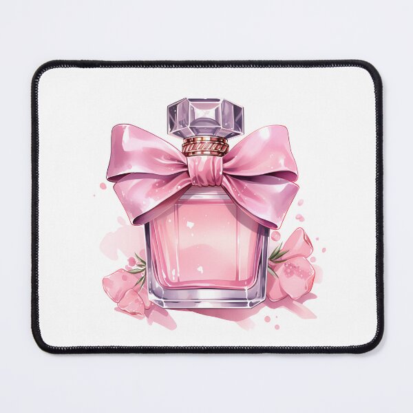 Item preview, Chic beautiful pink watercolor perfume Bottle  designed and sold by Mikkway.