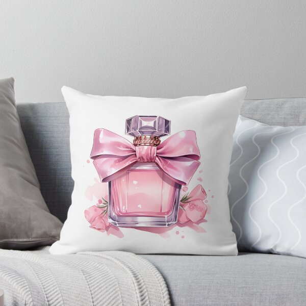Item preview, Elegante botella de perfume de acuarela rosa hermosa designed and sold by Mikkway.