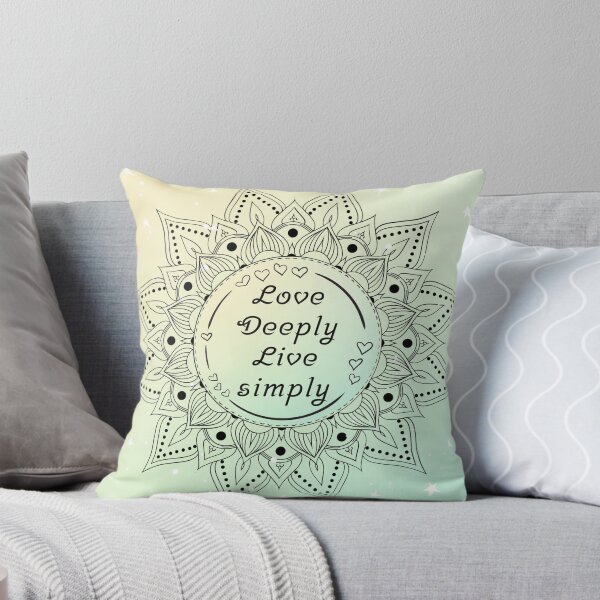 Item preview, Love deeply, Live simply designed and sold by inspiringifts.