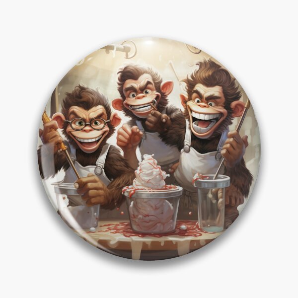 Item preview, Monkey Milkshakes #1 designed and sold by WRabbitCreation.