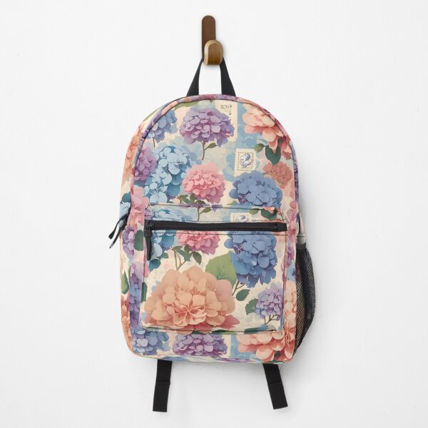 Item preview, Postal Watercolor Hydrangea Floral Pattern designed and sold by Rae-SunshineArt.