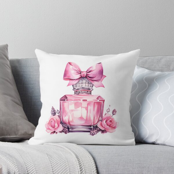 Item preview, Chic beautiful pink watercolor perfume Bottle  designed and sold by Mikkway.