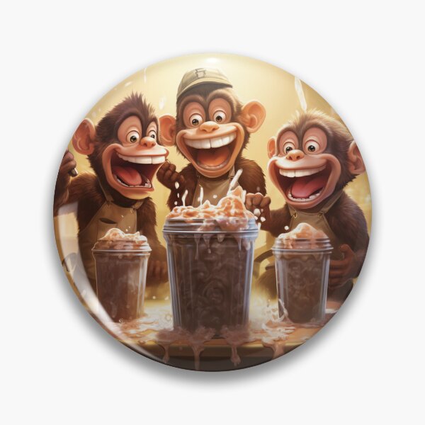 Item preview, Monkey Milkshakes #2 designed and sold by WRabbitCreation.