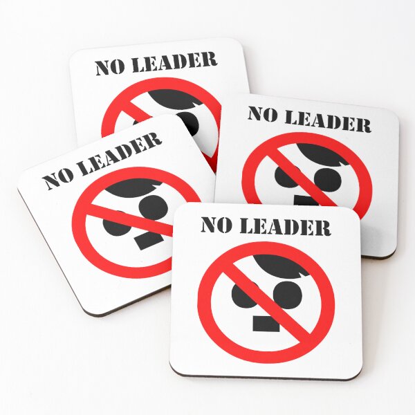 Item preview, NO LEADER - with black script designed and sold by alvaspencer.