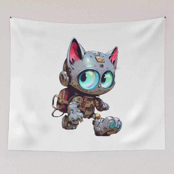 Item preview, Robo-Cat Hiking! designed and sold by kukamatsu.