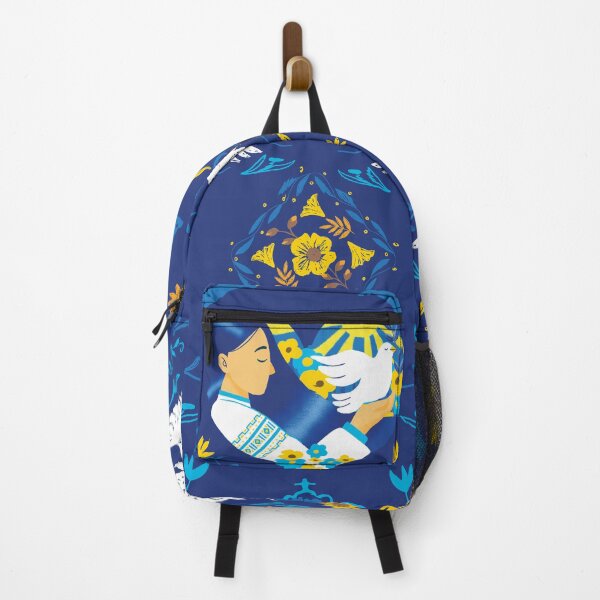 Item preview, Ukrainian Blue and Yellow Floral Design designed and sold by Oksidesignsweet.