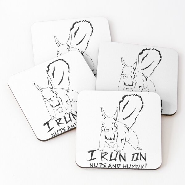 Item preview, I run on nuts and humor! designed and sold by Mammoths.