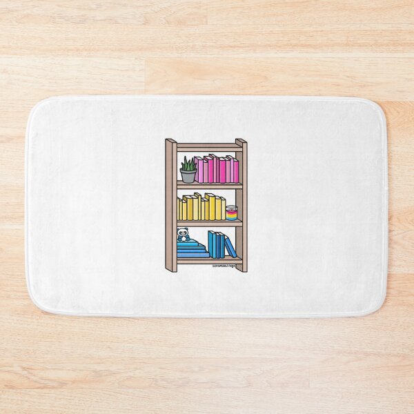 Item preview, Pansexual Pride Bookcase designed and sold by scrambledpegs.