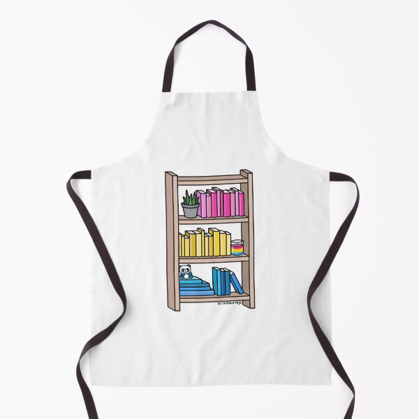 Item preview, Pansexual Pride Bookcase designed and sold by scrambledpegs.