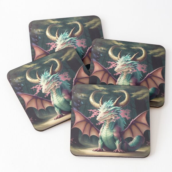 Item preview, Serenity in Blossom: A Pastel Dragon Tale designed and sold by NaughtyDragon.