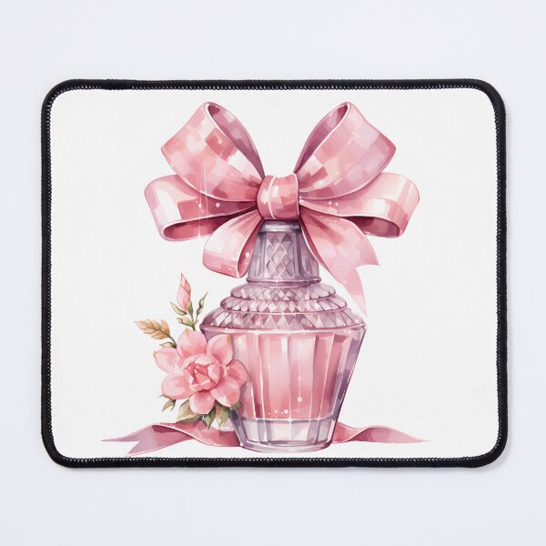 Item preview, Chic beautiful pink watercolor perfume Bottle  designed and sold by Mikkway.