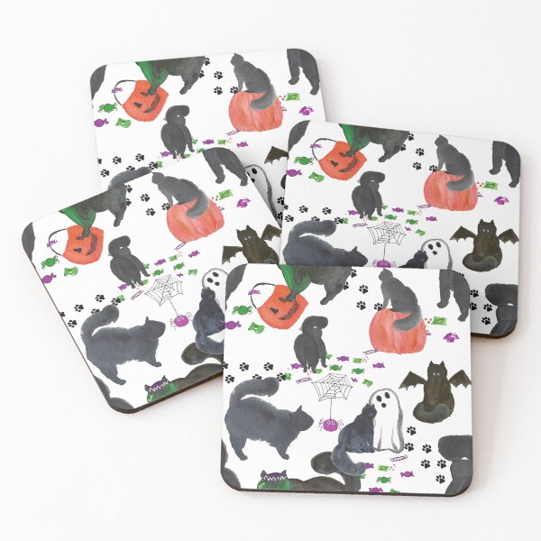 Item preview, Black Cat Halloween Hijinks designed and sold by lexieaustinart.