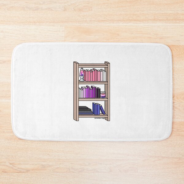 Item preview, Gender Fluid Pride Bookcase designed and sold by scrambledpegs.