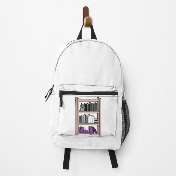 Item preview, Asexual Pride Bookcase designed and sold by scrambledpegs.