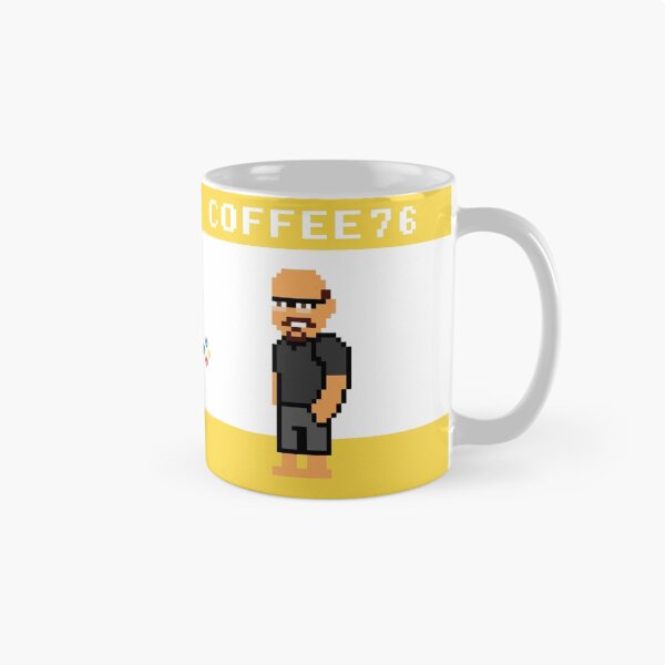 Item preview, 8Bit Coffee76 Mug - Yellow designed and sold by mojogaming.