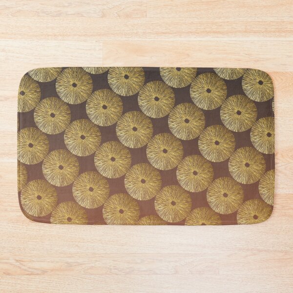 Item preview, Gold magic mushroom  spore print  designed and sold by IEVA IEFAE.