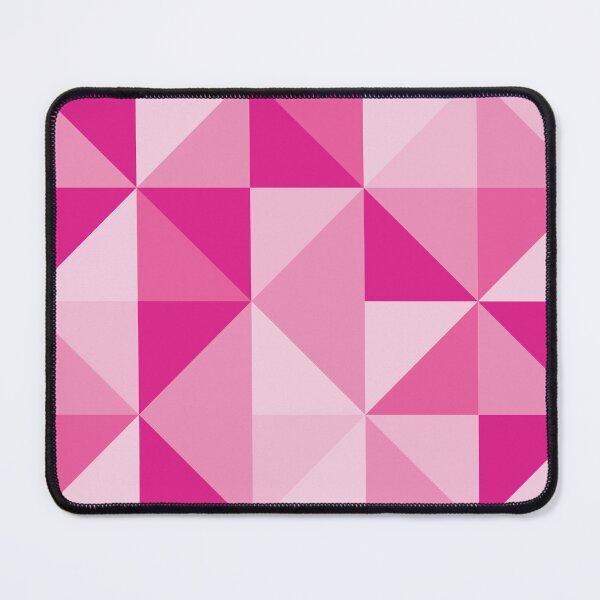 Item preview, Retro Geometric Triangles - Pink designed and sold by latheandquill.