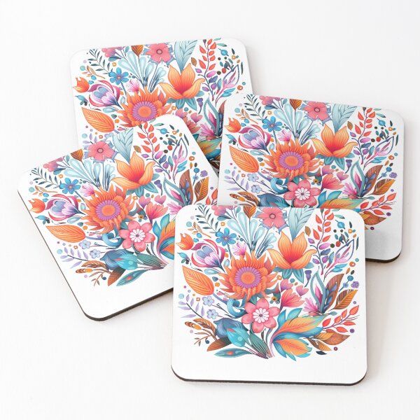 Item preview, Wild Flowers Botanical Flower Nature Colorfull Folk designed and sold by ArtFromBeyond.