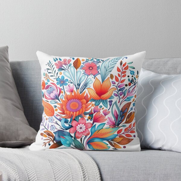 Item preview, Wild Flowers Botanical Flower Nature Colorfull Folk designed and sold by ArtFromBeyond.