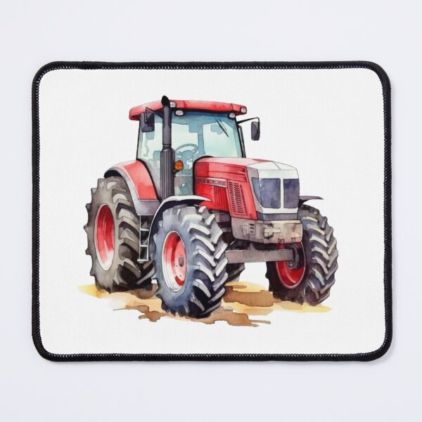 Item preview, Farm Tractor Watercolor designed and sold by backham-design.