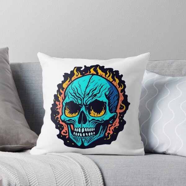 Item preview, Blazing Skull Awaken Passion in Your Collection with this Mystical Illustration designed and sold by EnzoGatti.