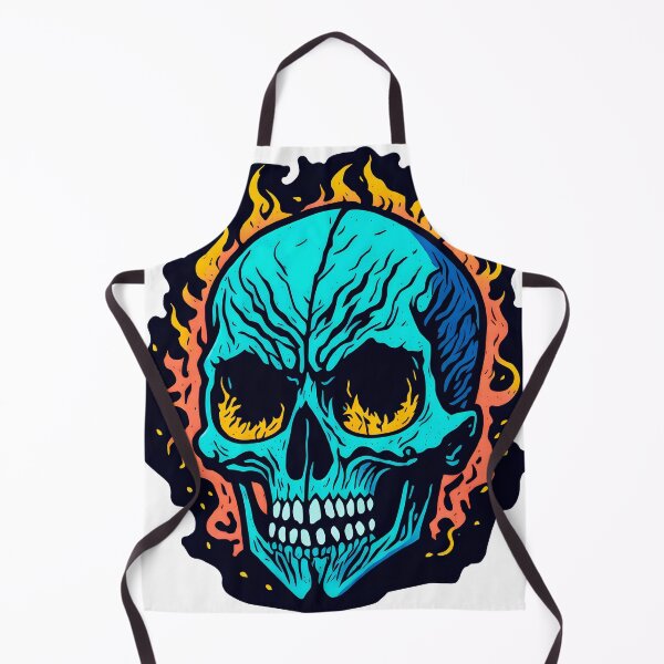 Item preview, Blazing Skull Awaken Passion in Your Collection with this Mystical Illustration designed and sold by EnzoGatti.