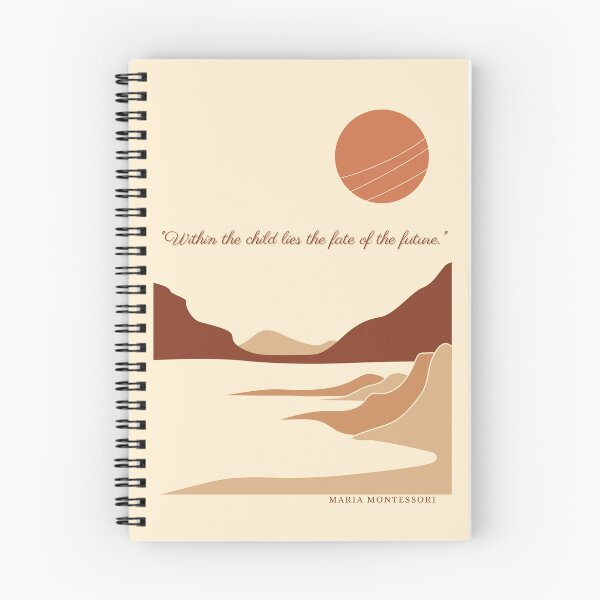 Item preview, Montessori Quote Boho Design designed and sold by TeyMank.